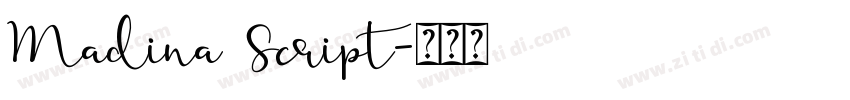 Madina Script字体转换